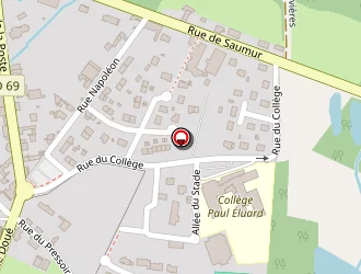 Carte de Complexe Sportif à Gennes