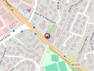 Carte de Stade Gilbert Rude à Talant