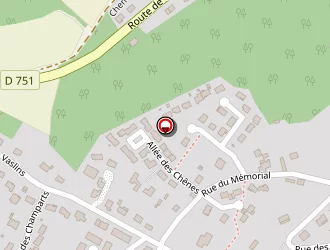 Carte de La Longue Vue à Gennes