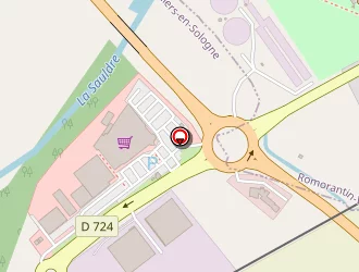 Carte de Roady à Pruniers-en-sologne