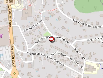 Carte de Cobec à Baume-les-dames