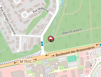 Carte de Campus Des Métiers Et De L'artisanat à Joué-lès-tours