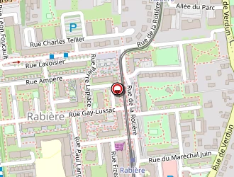 Carte de Groupe Scolaire Rotière Langevin à Joué-lès-tours