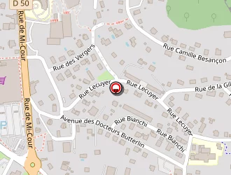 Carte de Super U La Baumoise De Distribution Commerce Indépendant à Baume-les-dames