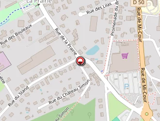 Carte de Super U à Baume-les-dames