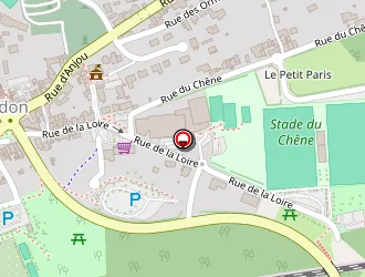 Carte de Maison De Retraite à Oudon