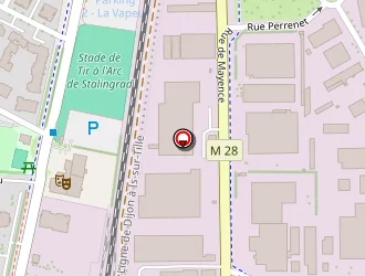 Carte de La Bourgogne à Dijon