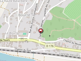 Carte de La Poste à Bourré