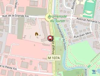 Carte de Sr Piscine à Dijon