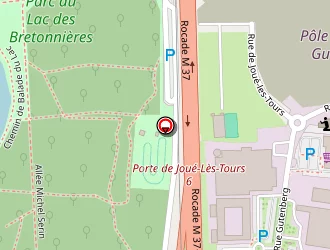 Carte de Joué Les Tours Automobiles (j.t.a) à Joué-lès-tours