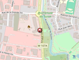 Carte de Munier à Fontaine-lès-dijon