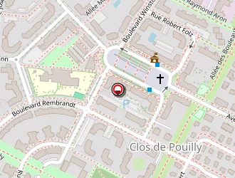 Carte de Correia Antonio à Dijon