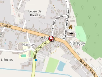 Carte de La Poste à Nançay