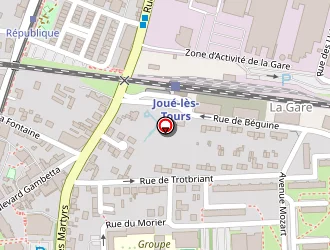 Carte de Prudhomme Jacques à Joué-lès-tours