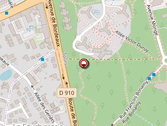 Carte de Centre Régional Des Oeuvres Universitaires Et Scolaires (crous) à Tours