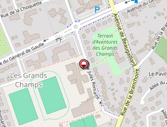 Carte de Lr Poly Poster à Saint-avertin