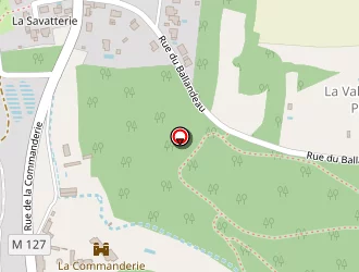 Carte de Audere à Ballan-miré