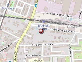 Carte de Thorigny Alexandre à Joué-lès-tours