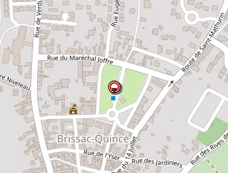 Carte de Latem à Brissac-quincé