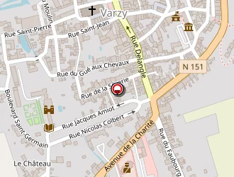 Carte de Gymnase à Varzy