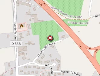 Carte de Fromageau à Brissac-quincé