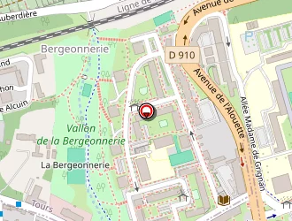 Carte de La Team à Joué-lès-tours