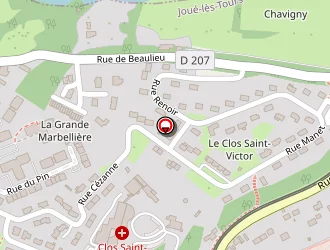 Carte de Dalibard Frédéric à Joué-lès-tours