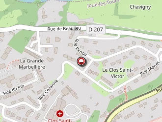 Carte de Julien Mathieu à Joué-lès-tours