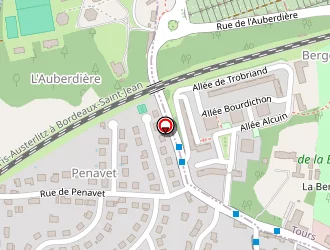 Carte de Coallia à Tours