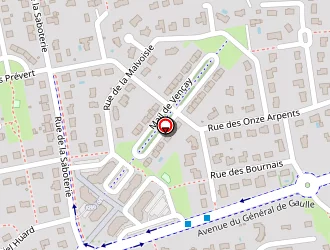 Carte de L'archerie Du Centre à Saint-avertin