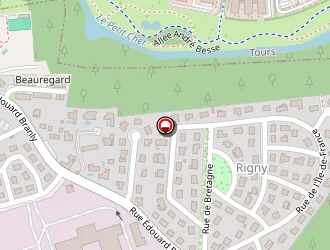 Carte de Oceflo à Joué-lès-tours