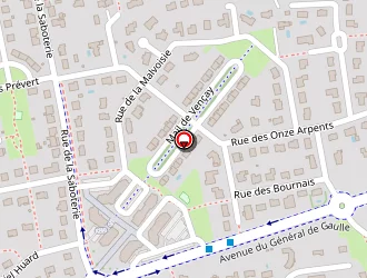 Carte de Ackwa à Saint-avertin