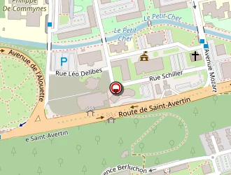 Carte de La Poste à Tours