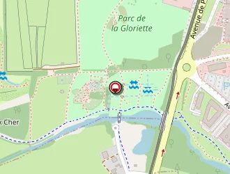 Carte de Best Western Escurial Tours Sud à Joué-lès-tours