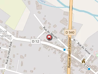 Carte de La Poste à Chapelle-d'angillon (la)