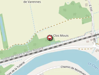 Carte de La Grange à Savonnières