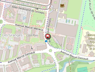 Carte de Aforma à Tours