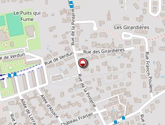 Carte de Drum Center à Saint-avertin