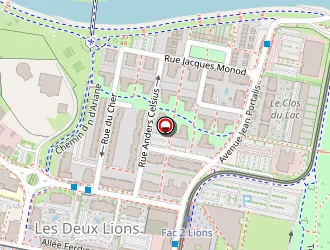 Carte de La Grande Récré à Tours