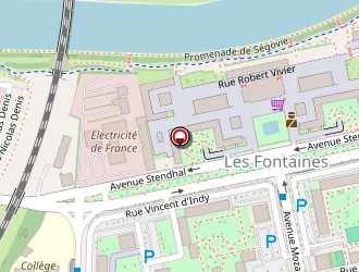 Carte de France Business School (escem) à Tours