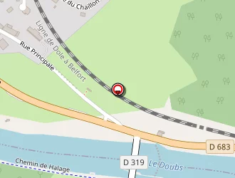 Carte de Maison Eclusière à Hyèvre-magny