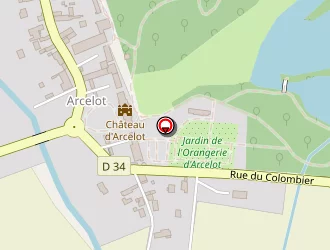 Carte de Château D'arcelot à Arceau
