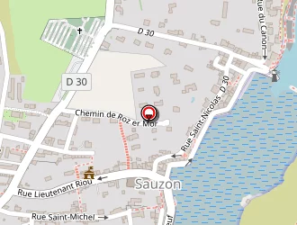 Carte de Café De L'armor à Sauzon