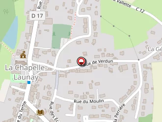 Carte de Courcelles Rachel à Chapelle-launay (la)