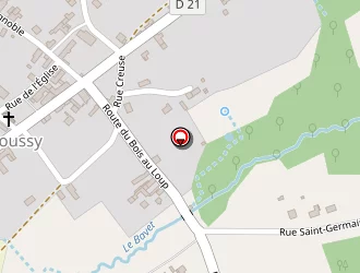 Carte de Salle Des Fetes à Choussy