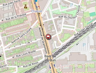 Carte de Berger Déménagements à Tours