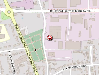 Carte de Station Esso Express à Ancenis