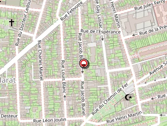 Carte de Acofor à Tours