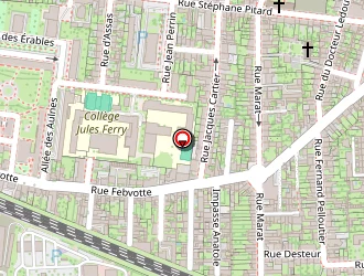 Carte de Formations Coiffure à Tours