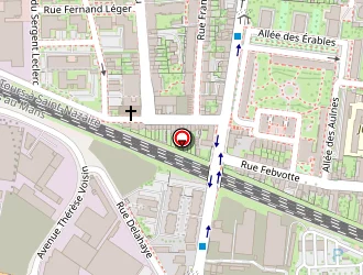 Carte de Elodie Courcelas Becker à Tours